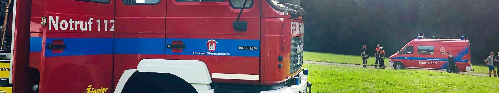 Einsatzfahrzeug der Feuerwehr Obergermaringen